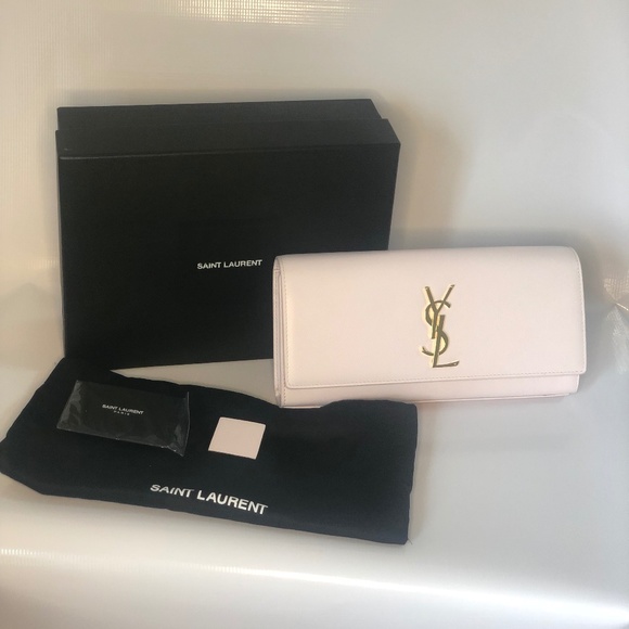 Saint Laurent Handbags - Saint Laurent | Kate Clutch | Light Pink